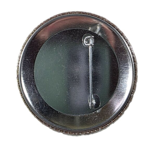 The Future Is In The Seeds Round Pinback Button 2.25" environment farming - Picture 2 of 3